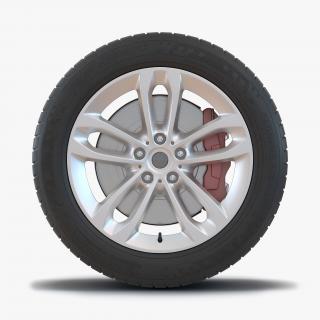 SUV Wheel 3D model