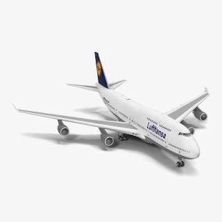 3D Boeing 747-400ER Lufthansa