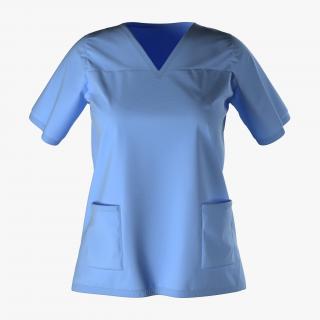 3D Female Surgeon Dress 18 model