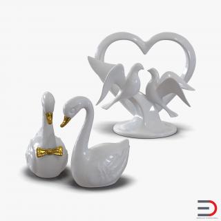 3D Wedding Cake Toppers Collection