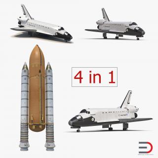 Space Shuttles Collection 2 3D