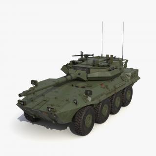 Wheeled Tank Destroyer B1 Centauro 3D model
