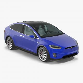 3D Tesla Model X model