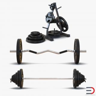 3D Barbells Collection 2