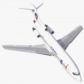 Boeing 727-100 Air France Rigged 3D
