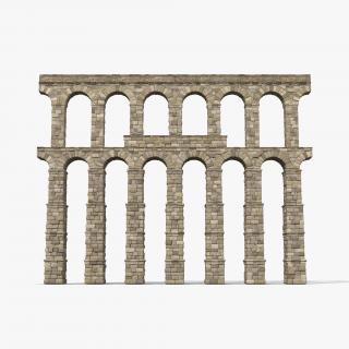 3D Aqueduct Section Greco Roman model