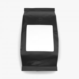 Ground Coffee Bag Plastic 2 3D