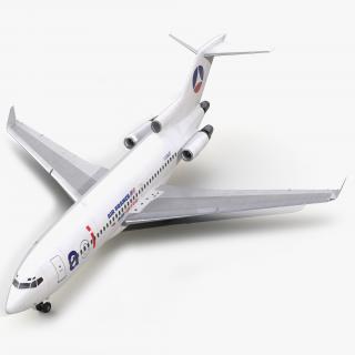 3D Boeing 727-100 Private Air France model