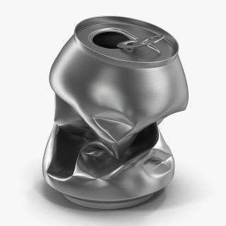 3D Crushed Soda Can 3 model
