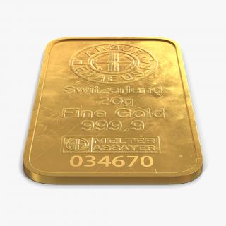 3D model Gold Bars Collection