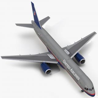 3D model Boeing 757-200 United Airlines