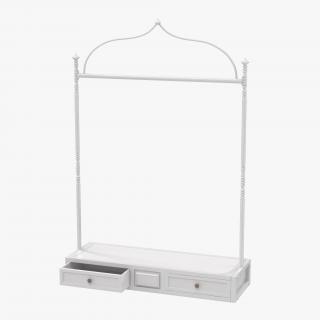 3D Retail Display Shelves Collection model