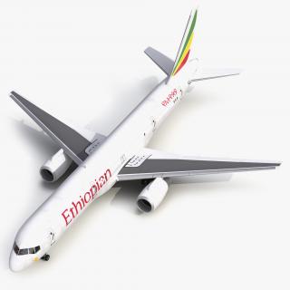 Boeing 757-200F Ethiopian Airlines 3D model