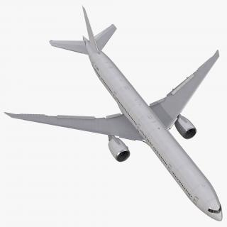 3D Boeing 777 9x Generic Rigged model