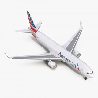 3D Boeing 767-300F American Airlines model