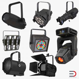 Stage Lighting Collection 3 3D