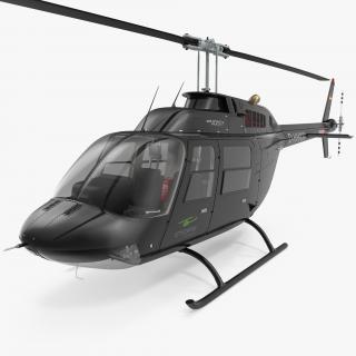 3D Bell 206B 3 JetRanger III Citycopter