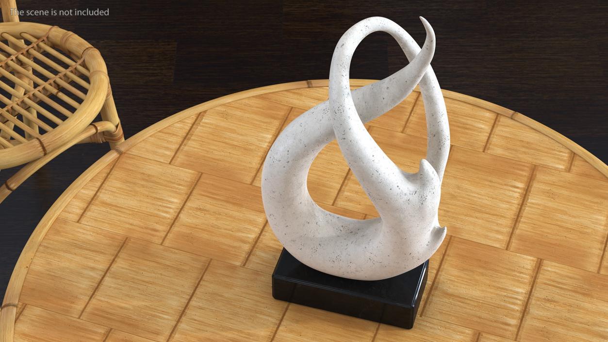 Stone Abstract Modern Sculpture Home Decoration 3D