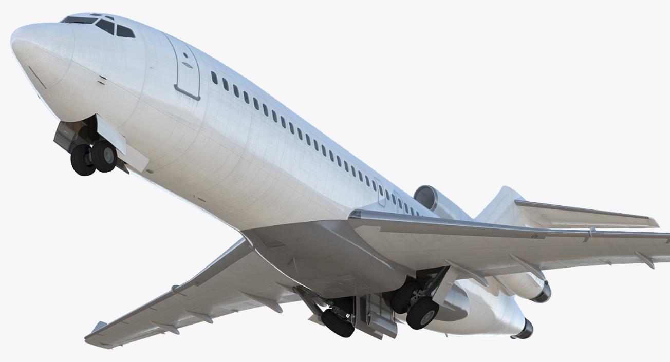 Boeing 727 100 Private Generic Rigged 3D