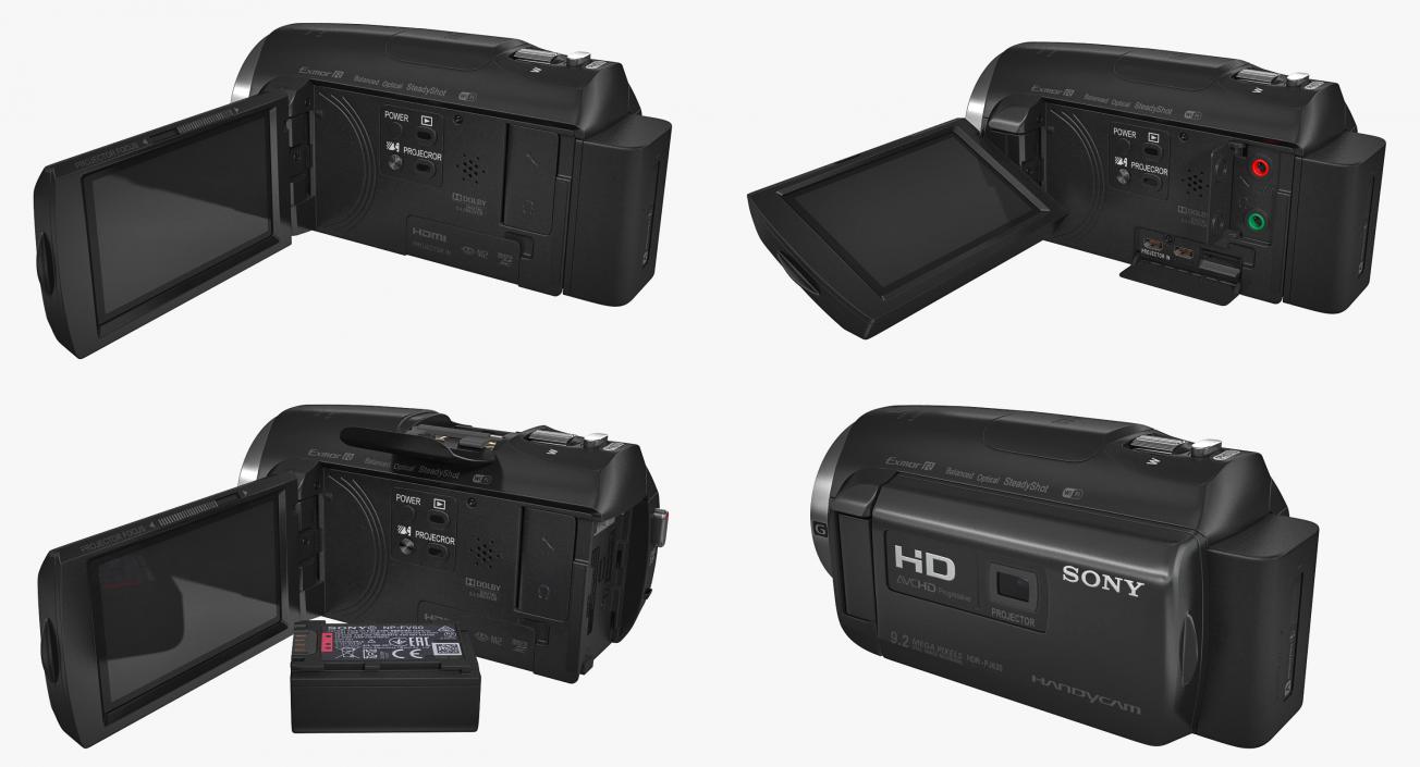 3D Full HD Camcorder with Built In Projector Sony HDR PJ620