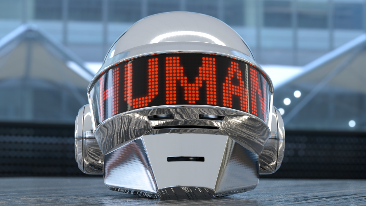 3D Daft Punk Thomas Helmet model