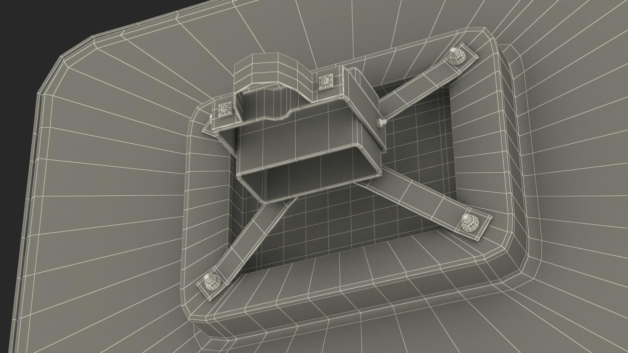 3D Rectangular Industrial Safety Mirror