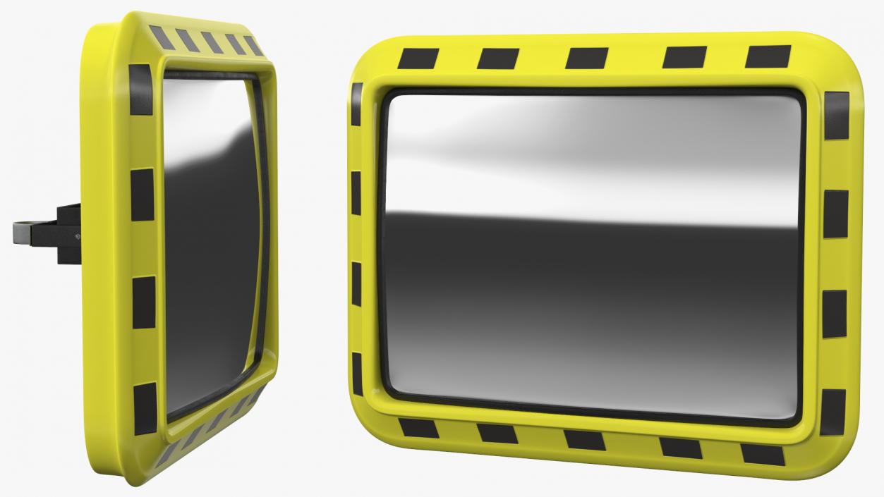 3D Rectangular Industrial Safety Mirror