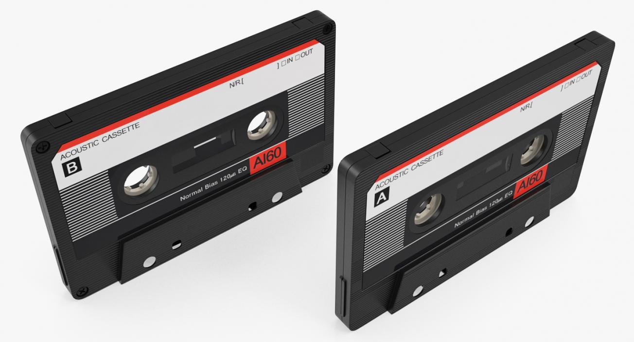 Audio Cassette Tape 3D model