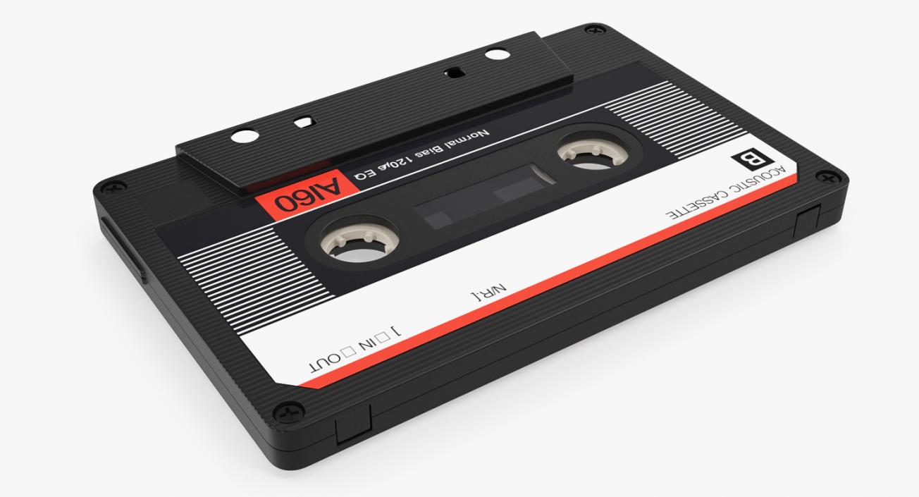 Audio Cassette Tape 3D model