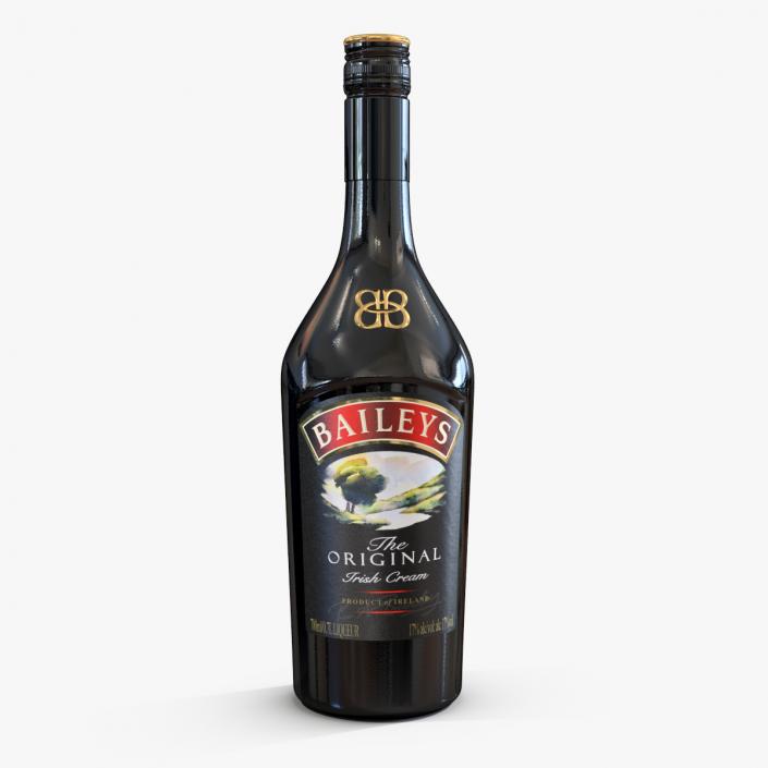 3D Baileys Original Irish Cream Liqueur