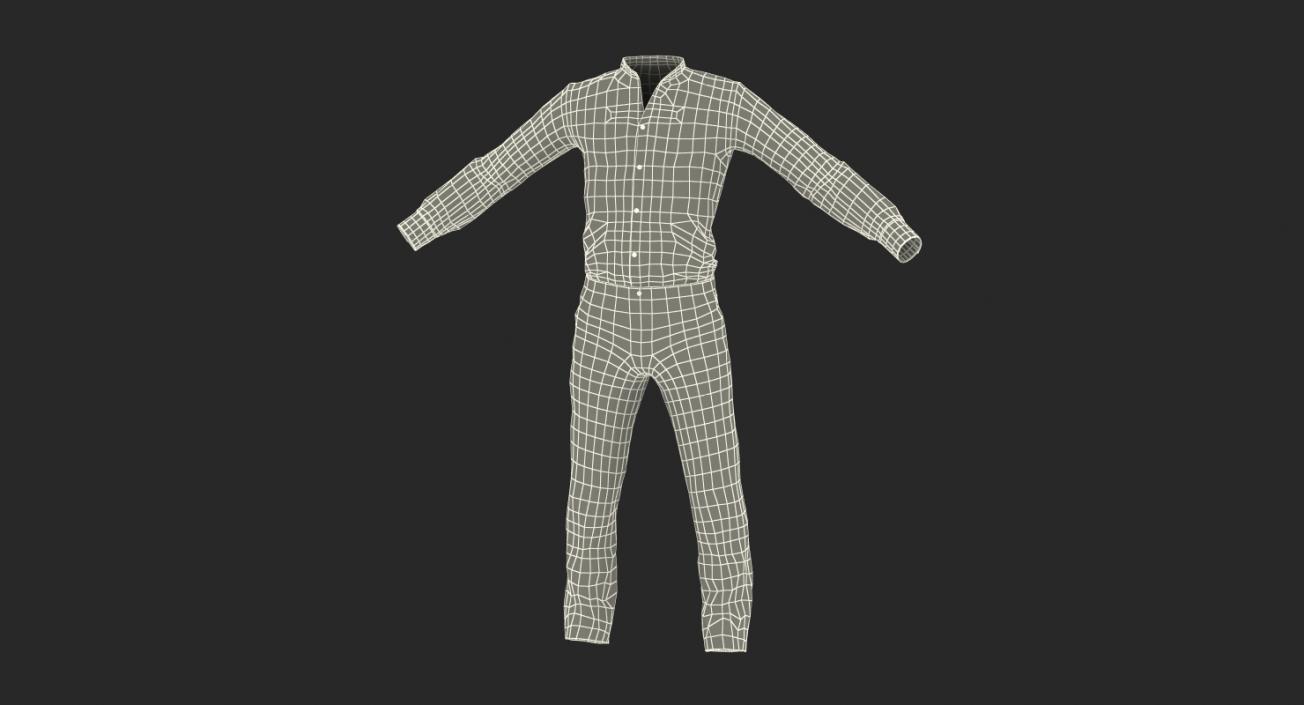3D model Casual Men Clothes 5