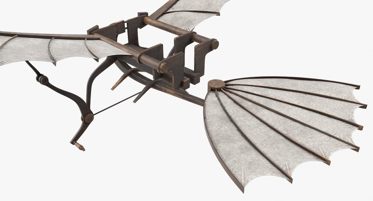 Leonardo da Vinci Glider 3D model