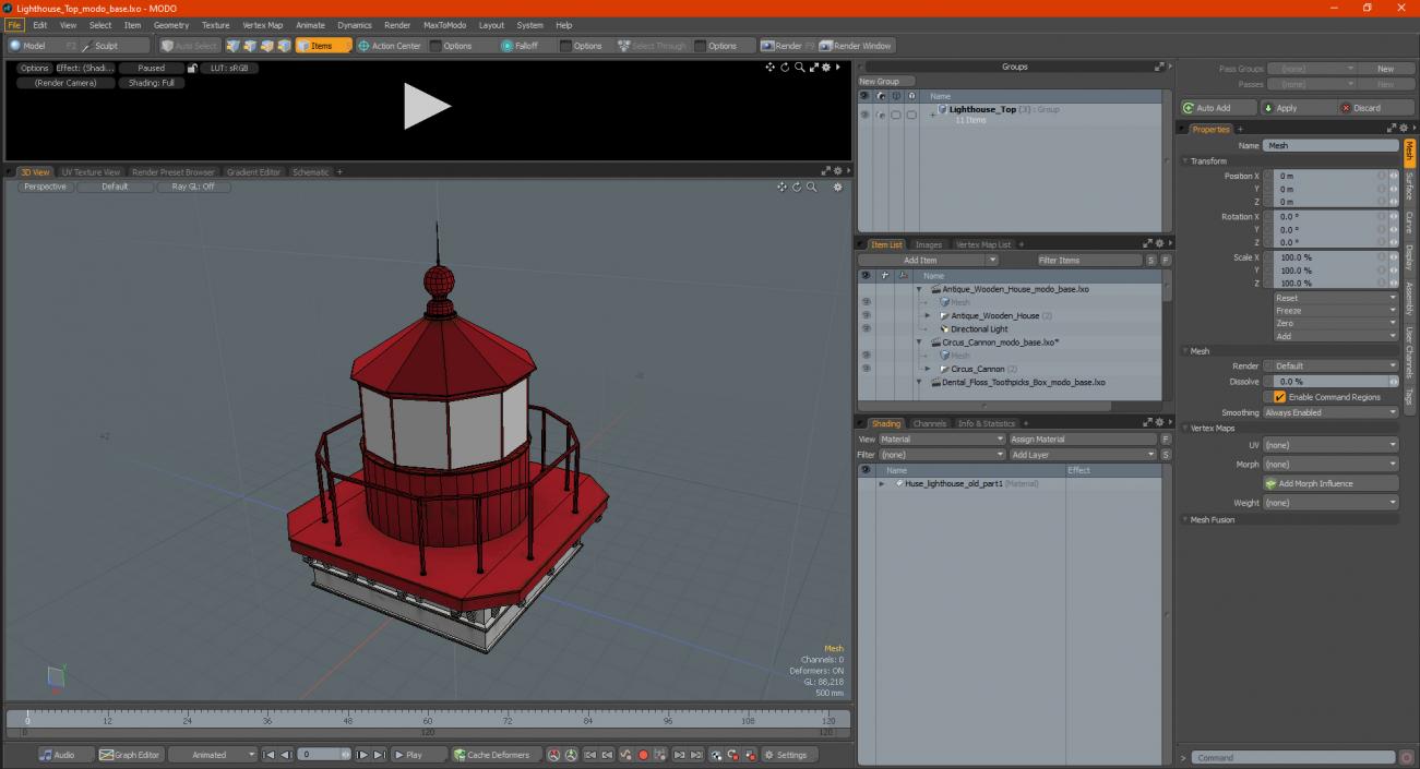 Lighthouse Top 3D model