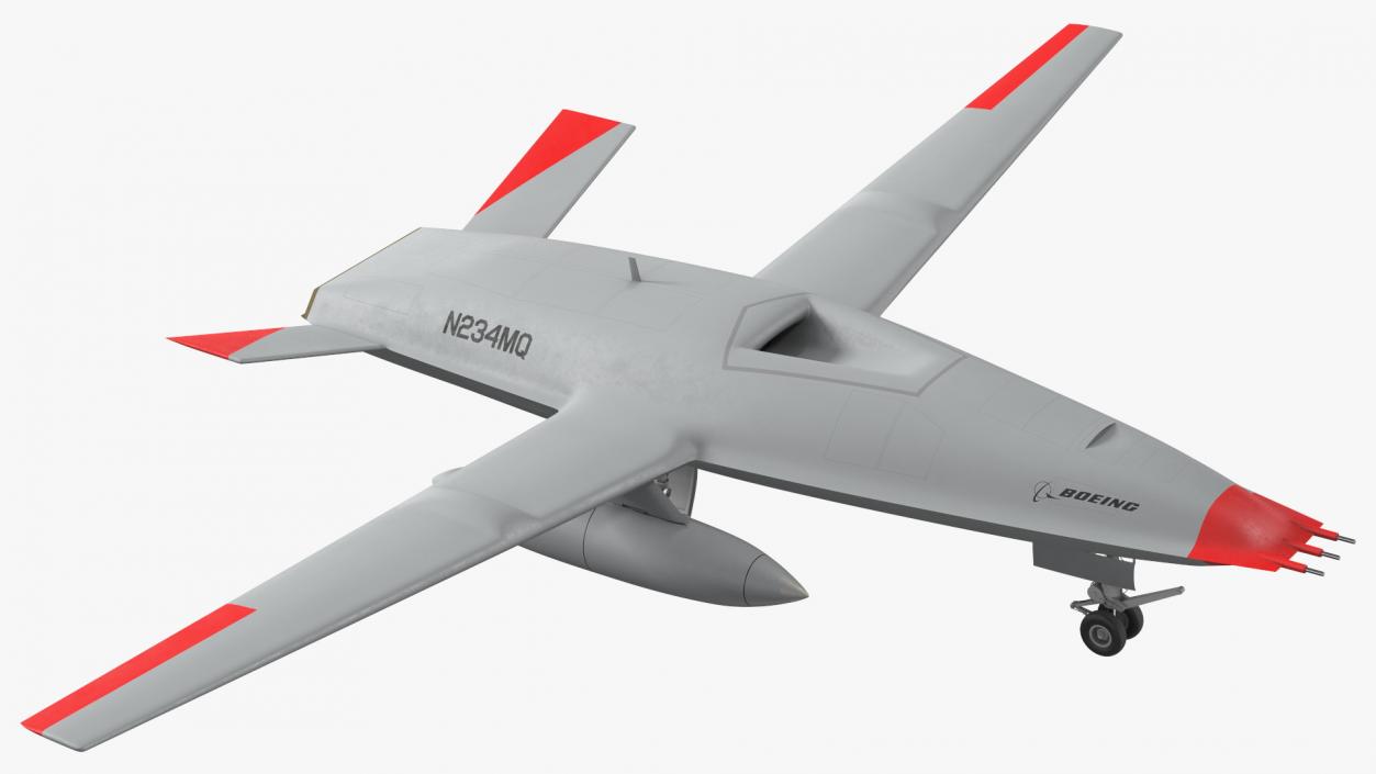 3D model Boeing MQ25 Stingray Aerial Refueling Drone Rigged