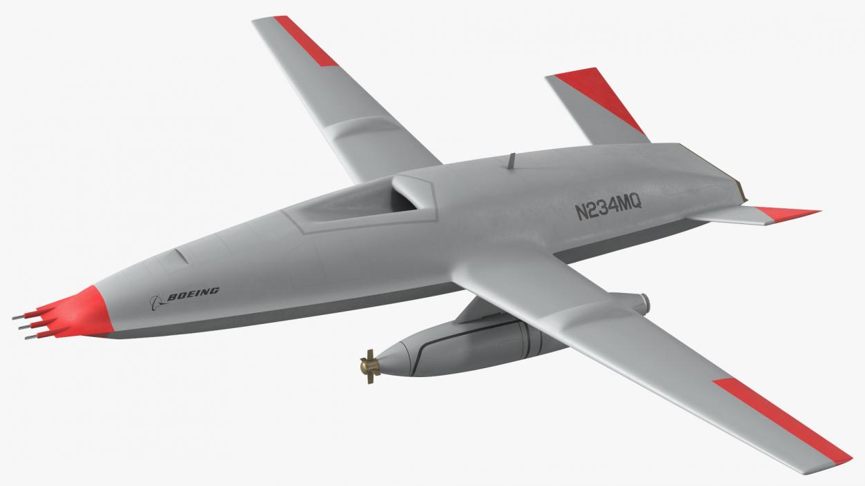 3D model Boeing MQ25 Stingray Aerial Refueling Drone Rigged