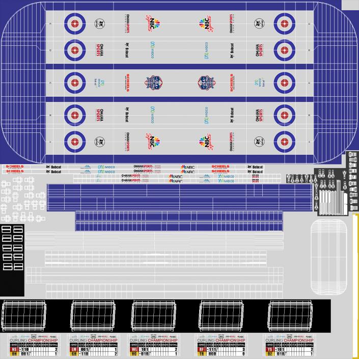3D model US Arena Curling Championships