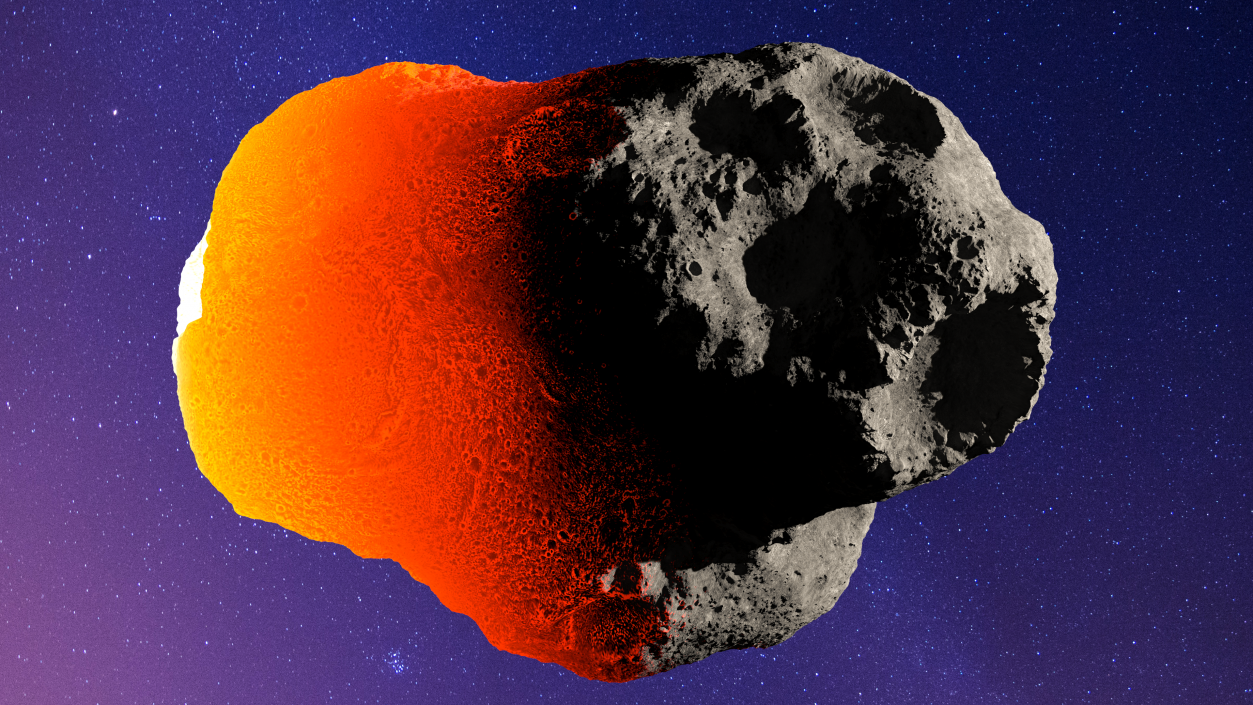 3D Asteroid Entering Atmosphere model