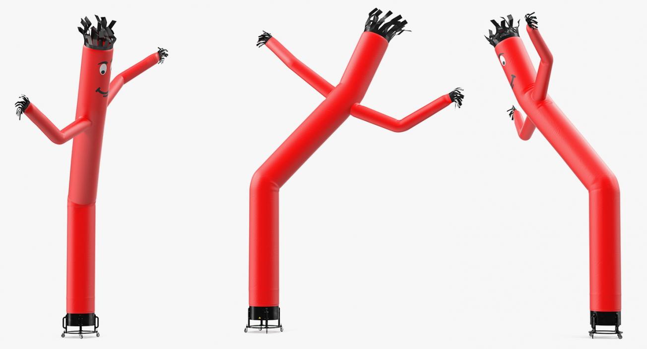 Skydancer Air Puppet Red 3D model