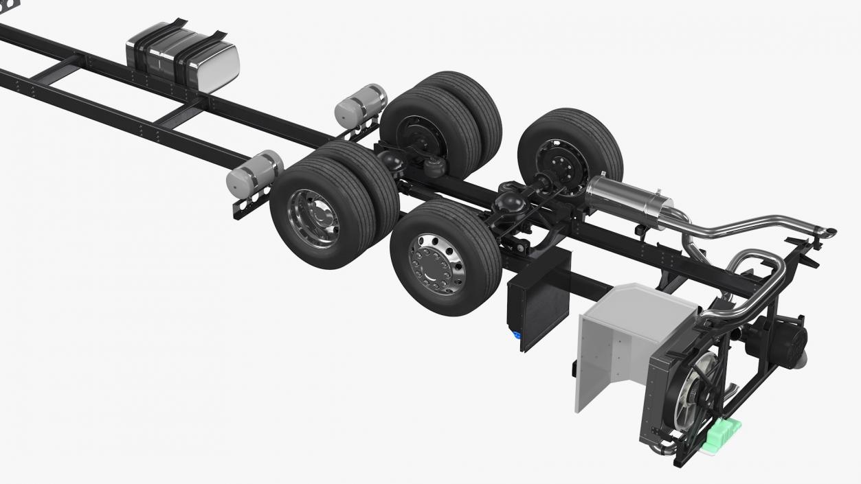 Bus Chassis Generic 3D model