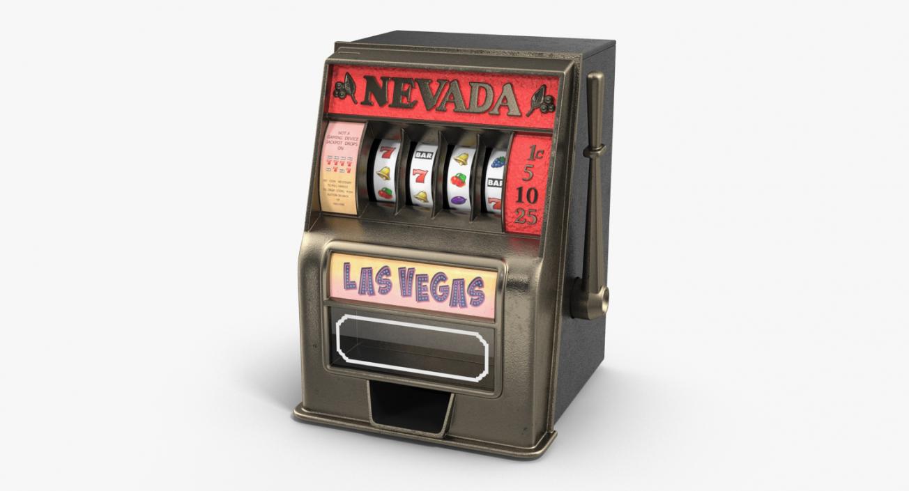 3D model Vintage Slot Machine