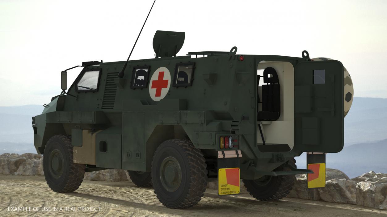 MPV Bushmaster 4x4 Medic 3D model