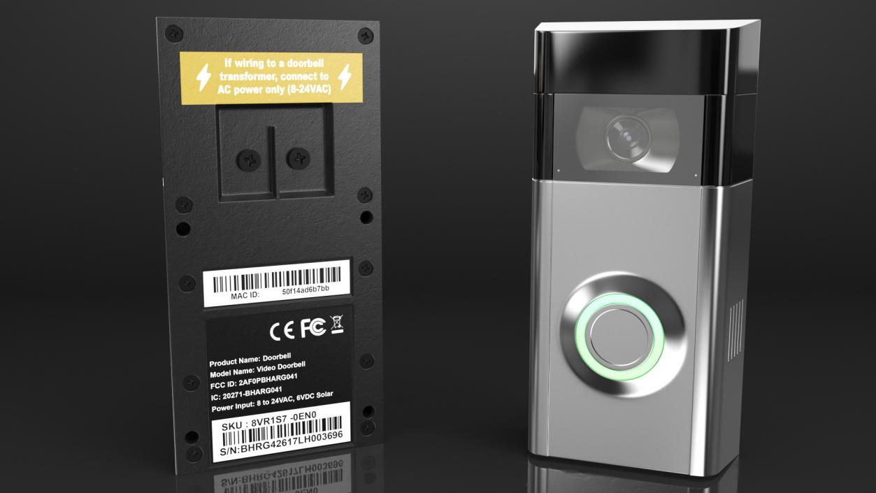 3D Smart Home Doorbell Camera
