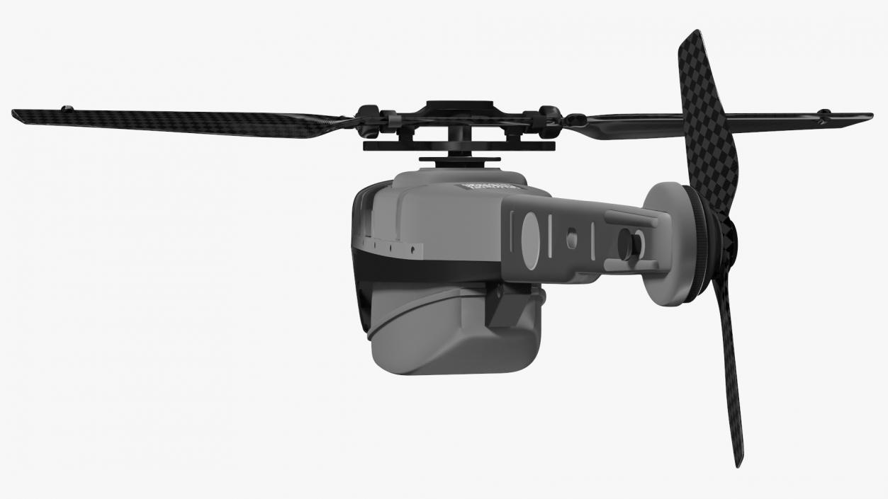 Flir Drone Black Hornet Nano UAV Rigged 3D model