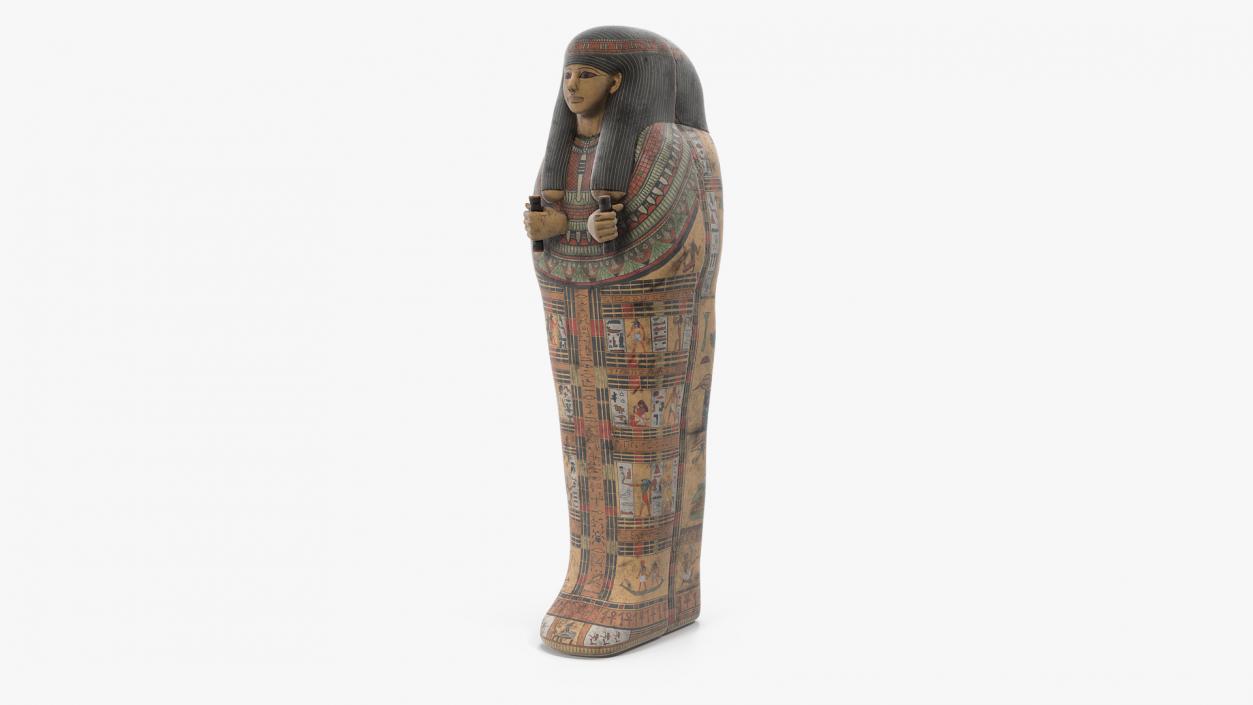 3D Ancient Egyptian Coffin model