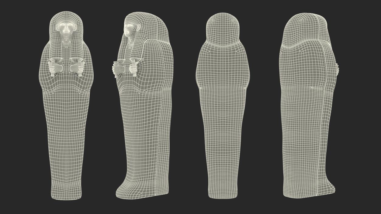 3D Ancient Egyptian Coffin model