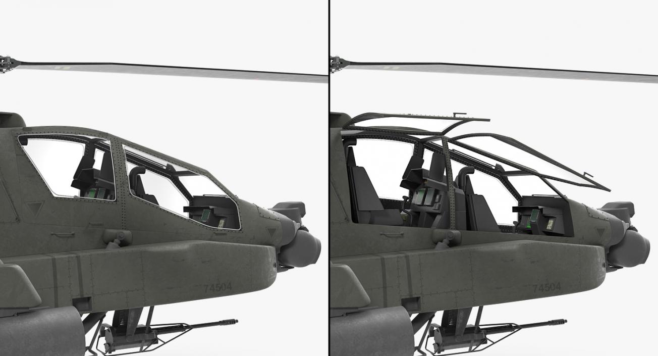 3D AH-64D Apache Longbow