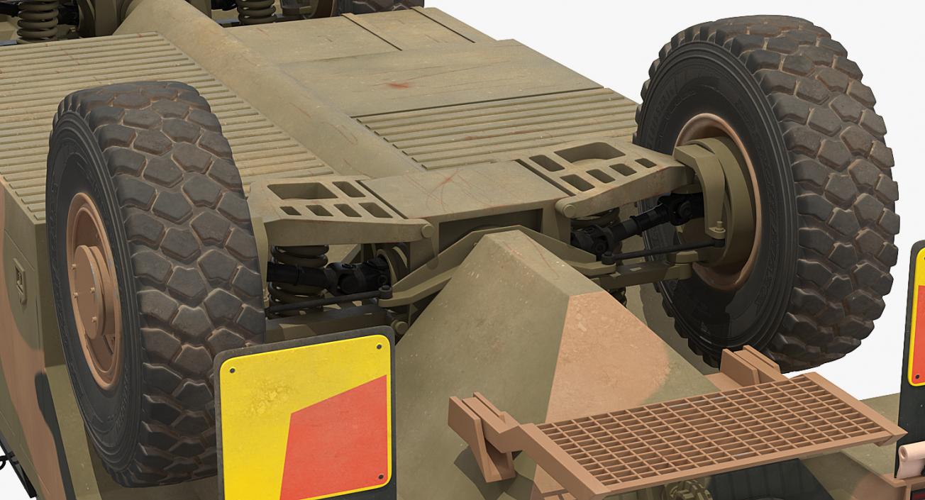 3D MPV 4x4 Bushmaster Camo model