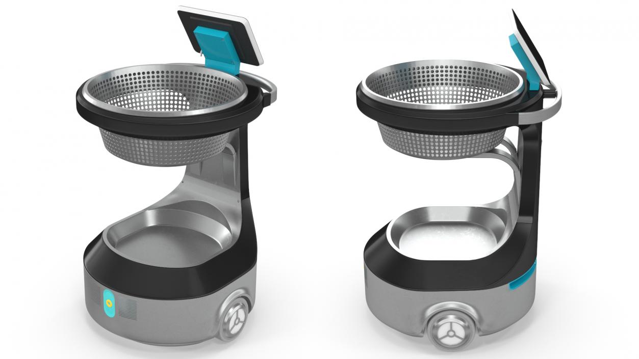 3D model Autonomous Smart Shopping Cart