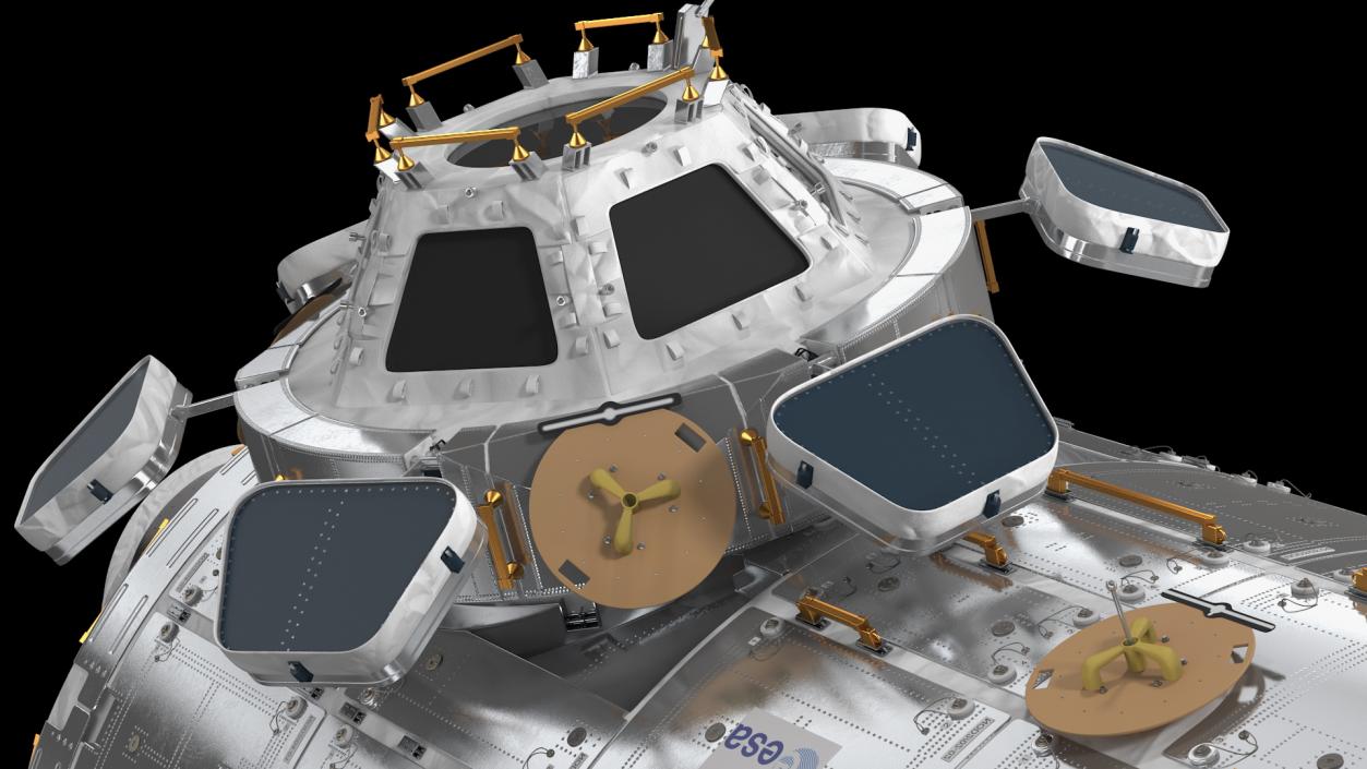 3D ISS Module Tranquility Node 3 with Cupola Module model