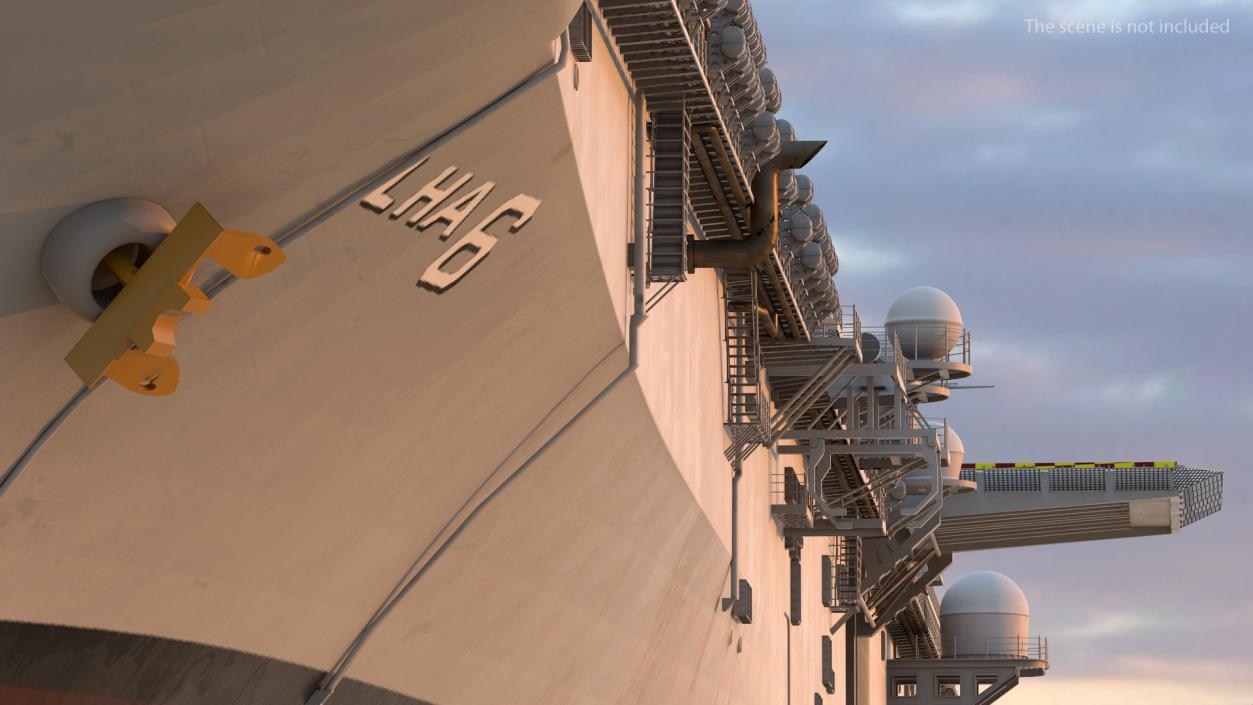USS America LHA 6 3D